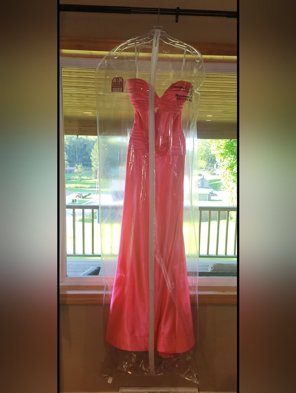 SHERRI HILL CANDY PINK GOWN Size 8